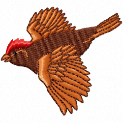 Small Birds Embroidery Design 2